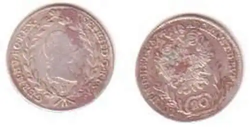 20 Kreuzer Silber Münze Österreich 1787 B Joseph II.