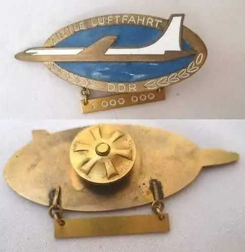 seltene DDR Medaille Zivile Luftfahrt  km