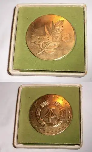 DDR Medaille IGA 78 für hervorragende Qualität im Etui