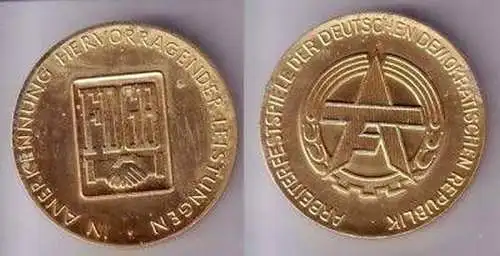 DDR Medaille FDGB Arbeiterfestspiele der DDR