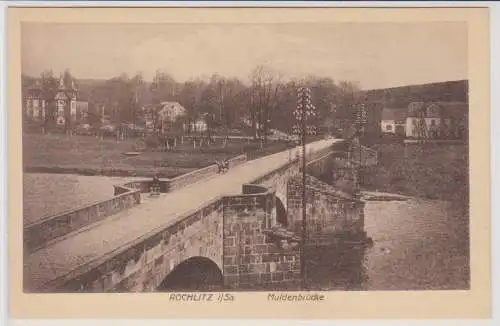 72259 AK Rochlitz - Muldenbrücke, Straßenansicht