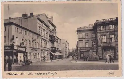 99630 Ak Küstrin Kostrzyn nad Odrą Landsberger Straße um 1930