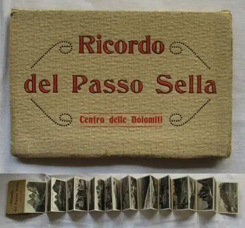 96389/20 Ak Centro delle Dolomiti Ricordo del Passo Sella um 1930