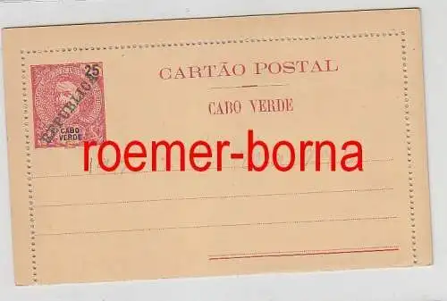 75289 alte Ganzsachen Karte Capo Verde Kap Verde Portugiesische Kolonie 1912