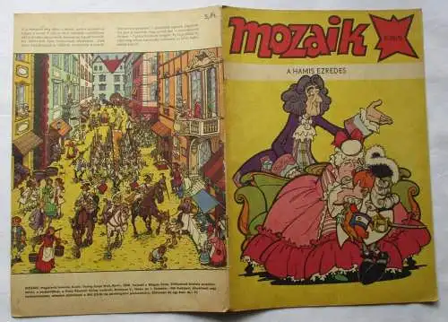 MOZAIK Mosaik Abrafaxe 1978/11 EXPORT UNGARN "A HAMIS EZREDES" RAR (101411)