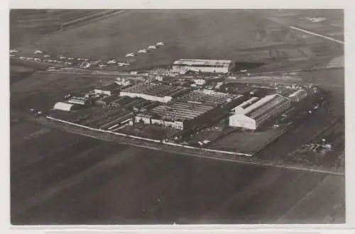 50698 Ak Dessau Junkers Flugzeugwerk und Flugplatz um 1930