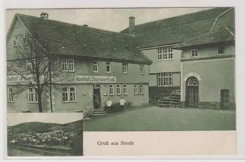 96643 Mehrbild Ak Gruß aus Struth Gasthof zum Thüringer Wald um 1910