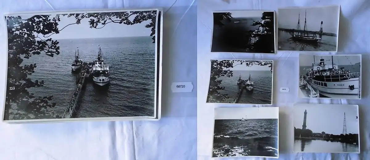 68720/6 Fotos Ostsee, Swindemünde, Rügen, Segler 
