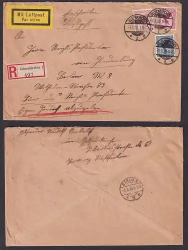 38356 Einschreiben Luftpostbrief an Reichspräsidenten Hindenburg 1.5.1928