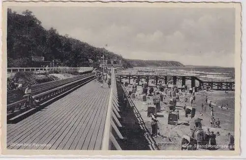 25043 Ak Ostseebad Rauschen Neue Strandpromenade Swetlogorsk Светлогорск um 1930