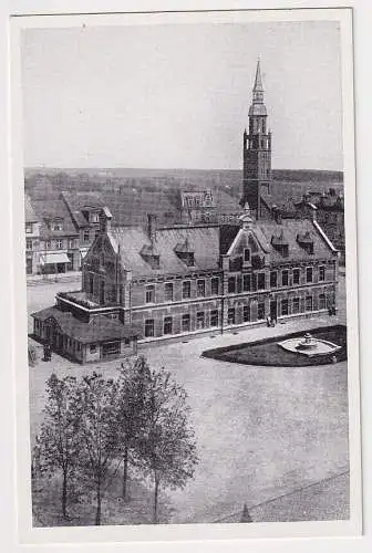 06899 Ak Pr. Stargard, Rathaus, St.-Katharinen-Kirche, Starogard Gdański um 1940