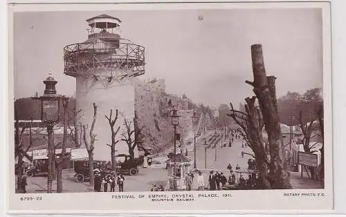 901910 Ak Festival of Empire, Crystal Palace, Mountain Railway, London 1911