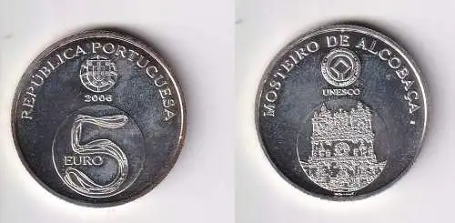 5 Euro Münze Portugal 2006 Mosteiro de Alcobaca Stgl.(103858)