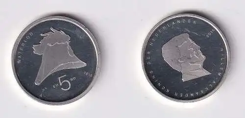 5 Euro Silber Münzen Niederlande 200 Jahre Waterloo 1815-2015 Stgl. (160031)