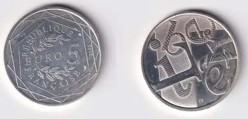 5 Euro Silber Münze Frankreich LIBERTÉ  2013 (166987)