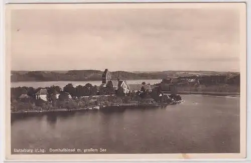 92879 Ak Ratzeburg i.Lbg. Domhalbinsel m. großem See Luftkurort 1936