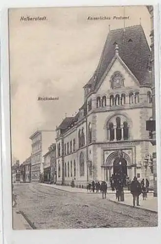 37298 Feldpost Ak Halberstadt Kaiserliches Postamt 1915