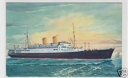 24133 Ak Norddeutscher Lloyd Bremen M.S. "Berlin" 1960