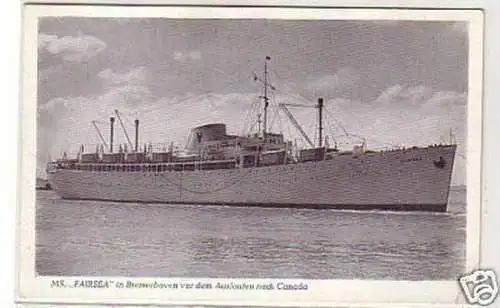 26811 Ak Motorschiff MS "Fairsea" um 1940