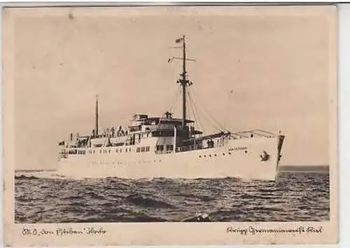 38297 Ak Motorschiff "Don Esteban" um 1940