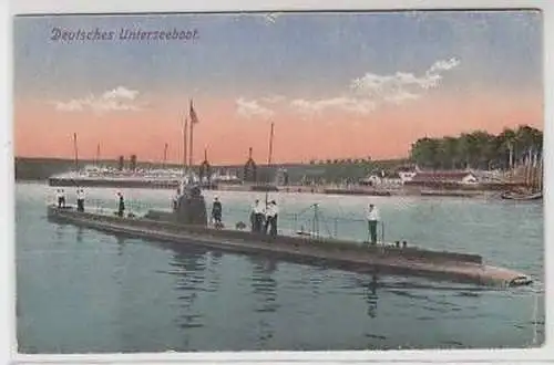 42436 Ak Deutsches Unterseeboot um 1910