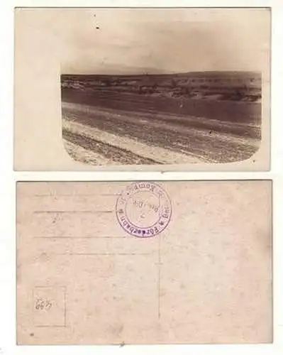 54957 Foto Ak mit Stempel Förderbahn Betriebskompagnie 1. Weltkrieg um 1915