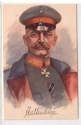 53489 Ak Militär General Erich von Falkenhayn 1915