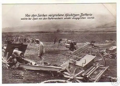 94: Maximum-Ak Militär 1. WK Haubitzenbatterie um 1915