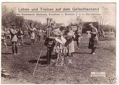 76: Maximum-Ak Militär 1. WK Gefechtsstand um 1915