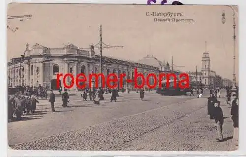 84808 Ak Sankt-Peterburg ?.-????????? ?????? ????????? Nevsky Prospekt um 1910