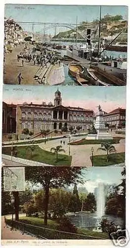 25593/3 Ak Porto Prtugal Ortsansichten um 1910