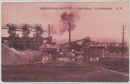 23799 Ak Dombasle-sur-Meurthe Usine Solvay um 1920