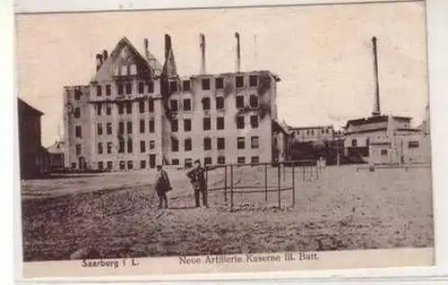 44999 Ak Saarburg in Loth. Artillerie Kaserne um 1915