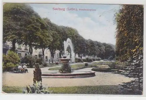 67959 Feldpost Ak Saarburg in Lothringen Freiheitsplatz 1915