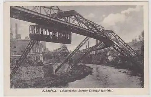 42183 Ak Elberfeld Schwebebahn um 1940