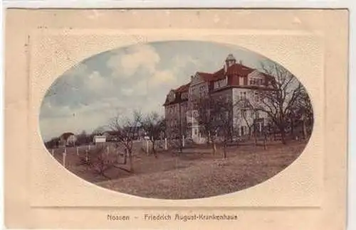 55627 Ak Nossen Friedrich August Krankenhaus 1912