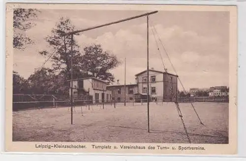 94229 Ak Leipzig Kleinzschocher Turnplatz und Vereinshaus 1930