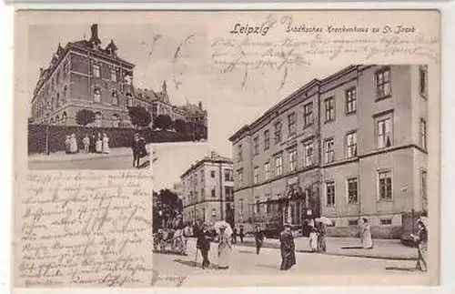 9/15 Ak Leipzig städtisches Krankenhaus St. Jacob 1903