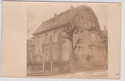 98747 Foto Ak Meerane Wohnhaus 1943