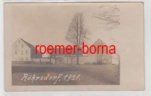 83370 Foto Ak Röhrsdorf 1921