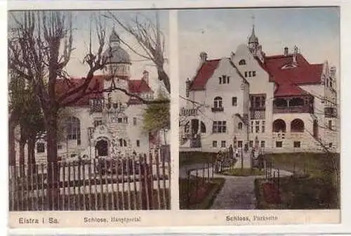 40793 Mehrbild Ak Elstra in Sachsen Schloss 1908