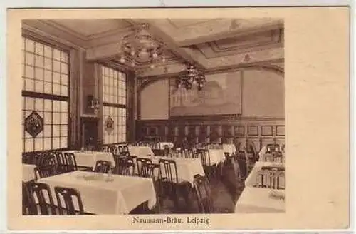 32/85 Ak Leipzig Gasthaus Naumann Bräu 1925