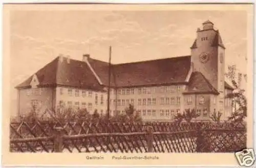 21497 Ak Geithain Paul Guenther Schule um 1930