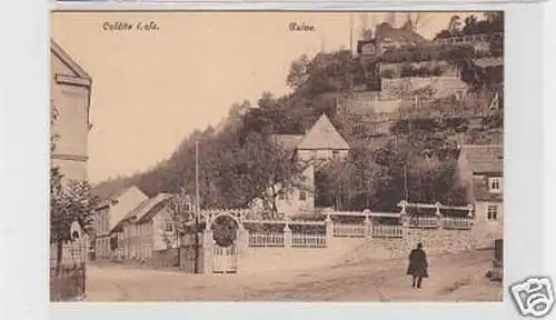 35498 Ak Colditz in Sachsen Ruine um 1920