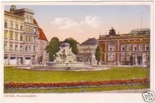 27557 Ak Görlitz Hindenburgplatz um 1930