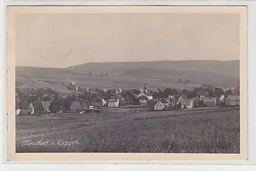 66918 Ak Neudorf im Erzgebirge Totalansicht 1938