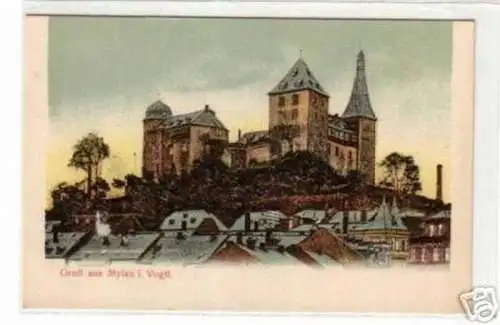 01169 Ak Gruss aus Mylau im Vogtland um 1910