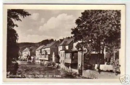 03320 Ak Olbernhau im Erzgeb. Partie an der Flöha 1954