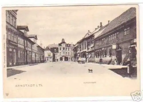 18788 Ak Arnstadt in Thüringen Kohlenmarkt 1904