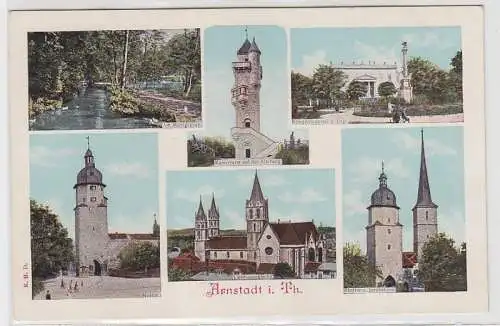 70281 Mehrbild Ak Arnstadt in Thüringen Ortsansichten 1906